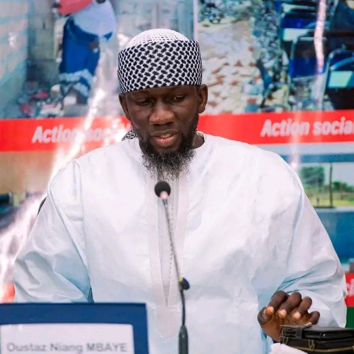Oustaz Niang Mbaye (H.A) en prêche